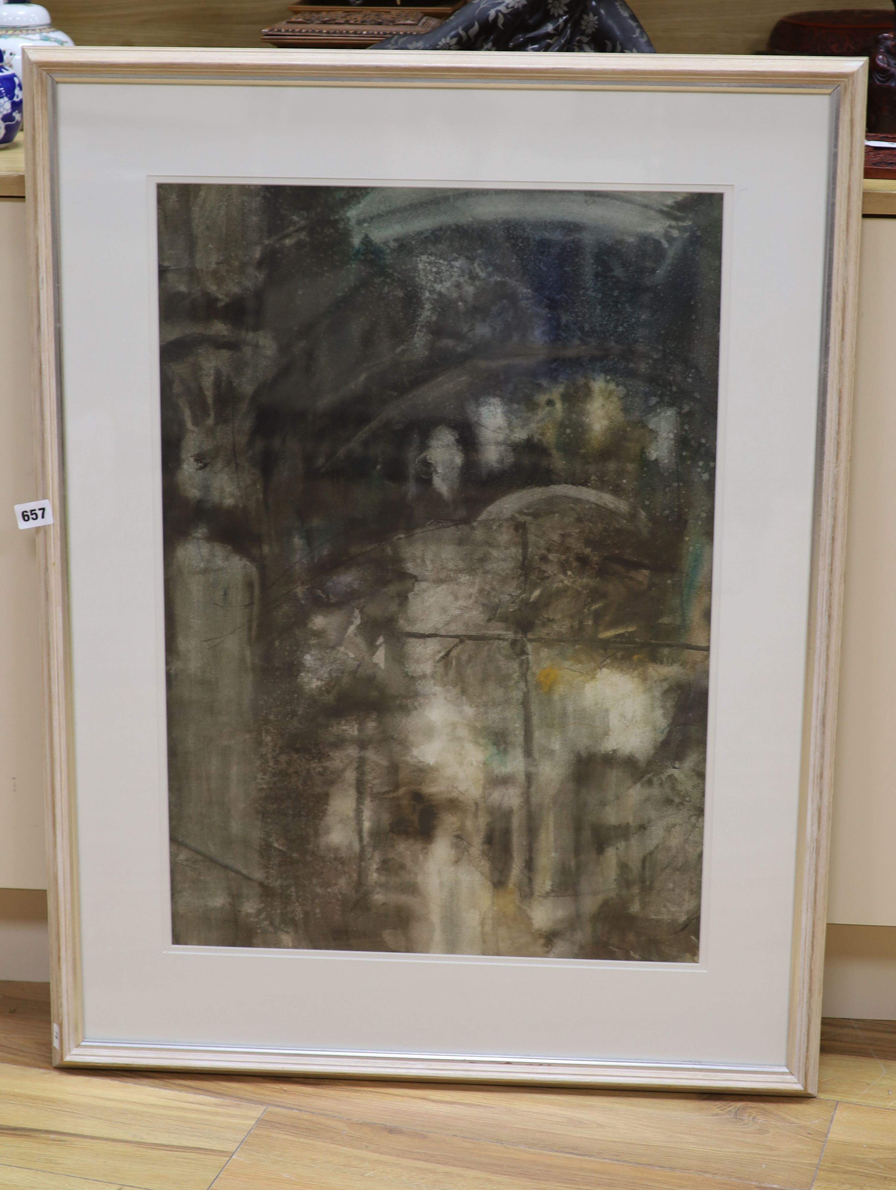 Geoffrey Machin (9137-), watercolour, Untitled, 69 x 48cm